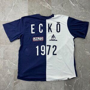 VINTAGE ECKO UNLTD GRAPHIC TEE MENS 4XL SHORT SLEEVE 4XB TWO TONE HIP HOP RAP